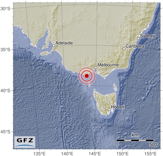 Gfz Potsdam Earthquake Alerts Magnitude Region Near Southeast Coast Of Helmholtz